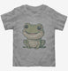 Cute Kawaii Frog grey Toddler Tee