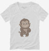 Cute Kawaii Gorilla Womens Vneck Shirt 666x695.jpg?v=1700298835