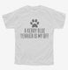 Cute Kerry Blue Terrier Dog Breed white Youth Tee