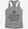 Cute Kurilian Bobtail Cat Breed Womens Racerback Tank Top 666x695.jpg?v=1700430185