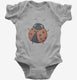 Cute Ladybug grey Infant Bodysuit