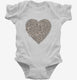 Cute Leopard Print Heart  Infant Bodysuit