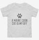 Cute Maine Coon Cat Breed white Toddler Tee