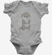 Cute Otter grey Infant Bodysuit