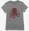 Cute Red Octopus Womens