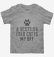 Cute Scottish Fold Cat Breed  Toddler Tee