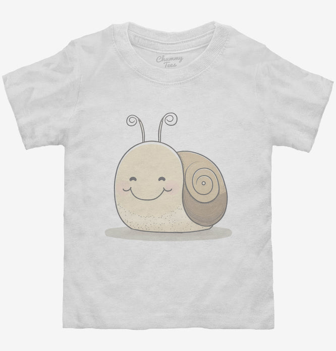 Cute Snail Toddler Shirt