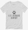 Cute St Bernard Dog Breed Womens Vneck Shirt 666x695.jpg?v=1700473247