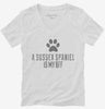 Cute Sussex Spaniel Dog Breed Womens Vneck Shirt 666x695.jpg?v=1700488503