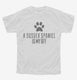 Cute Sussex Spaniel Dog Breed white Youth Tee