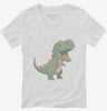 Cute T-rex Womens Vneck Shirt 666x695.jpg?v=1700296580