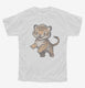 Cute Tiger white Youth Tee