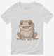 Cute Toad  Womens V-Neck Tee