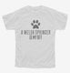 Cute Welsh Springer Spaniel Dog Breed white Youth Tee