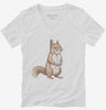 Cute Woodlands Squirrel Womens Vneck Shirt 666x695.jpg?v=1700299718