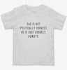 Dad Is Not Politically Correct Toddler Shirt 666x695.jpg?v=1700651441