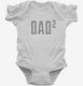 Dad Squared white Infant Bodysuit