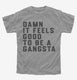 Damn It Feels Good To Be A Gangsta  Youth Tee