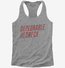 Deplorable Redneck Womens Racerback Tank