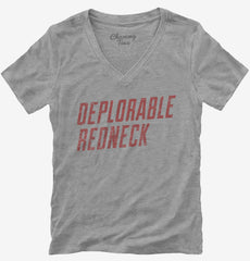 Deplorable Redneck Womens V-Neck Shirt