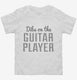 Dibs On The Guitar Player white Toddler Tee