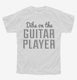 Dibs On The Guitar Player white Youth Tee