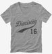 Dieciseis  Womens V-Neck Tee