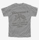 Dinosaurs Didn't Believe in Climate Change Either grey Youth Tee
