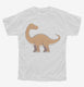 Diplodocus Graphic white Youth Tee