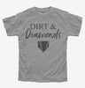 Dirt And Diamonds Softball Baseball Coach Mom Kids