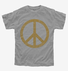 Distressed Peace Sign Youth Shirt