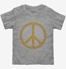 Distressed Peace Sign Toddler Shirt