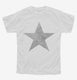 Distressed Star white Youth Tee