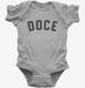 Doce 12th Birthday grey Infant Bodysuit