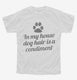 Dog Hair Condiment white Youth Tee