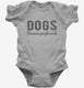 Dogs Vs People  Infant Bodysuit