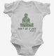 Don't Be A Dick Funny Buddha Quote white Infant Bodysuit
