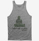 Don't Be A Dick Funny Buddha Quote grey Tank