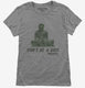 Don't Be A Dick Funny Buddha Quote grey Womens