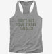 Don't Get Your Tinsel Tangled  Womens Racerback Tank