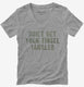 Don't Get Your Tinsel Tangled  Womens V-Neck Tee