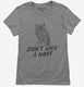 Don't Give A Hoot Funny Owl  Womens