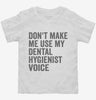 Dont Make Me Use My Dental Hygienist Voice Toddler Shirt 666x695.jpg?v=1700404066