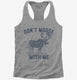 Don't Moose With Me  Womens Racerback Tank