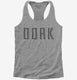 Dork grey Womens Racerback Tank
