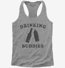 Drinking Buddies Funny Father And Son Womens Racerback Tank