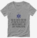 EMS We Are There For You  Womens V-Neck Tee