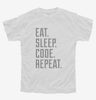 Eat Sleep Code Repeat Funny Programmer Youth