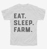 Eat Sleep Farm Funny Farmer Youth
