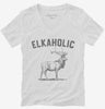 Elkaholic Elk Hunting Elk Hunter Womens Vneck Shirt 666x695.jpg?v=1700372819
